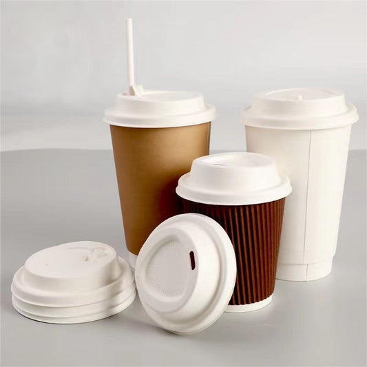 Sugarcane Bagasse Cup lid 8oz 12oz