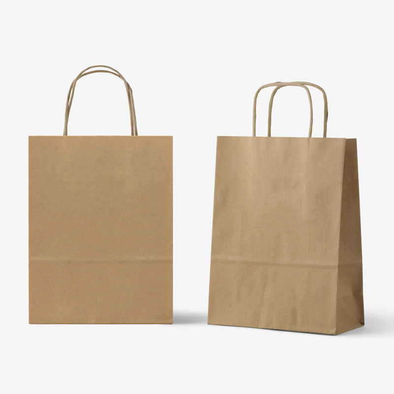 kraft paper bag for take away delivery-GREENBOXSTRAW
